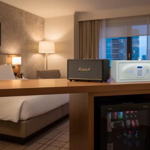 In-Room Hotel Safes and Mini Bar Fridges for Hotels